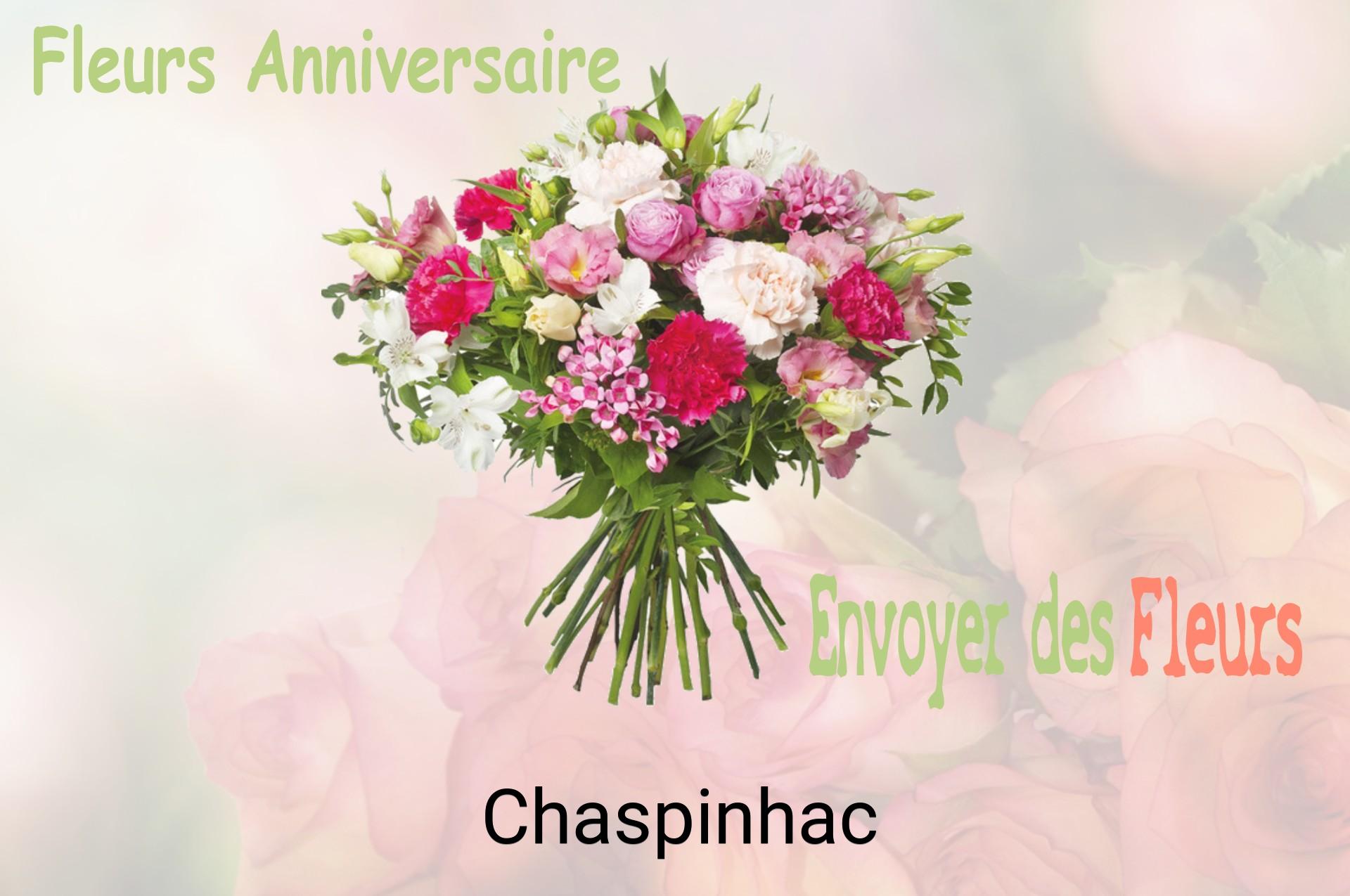 Bouquet de fleurs d’anniversaire livré à Chaspinhac
